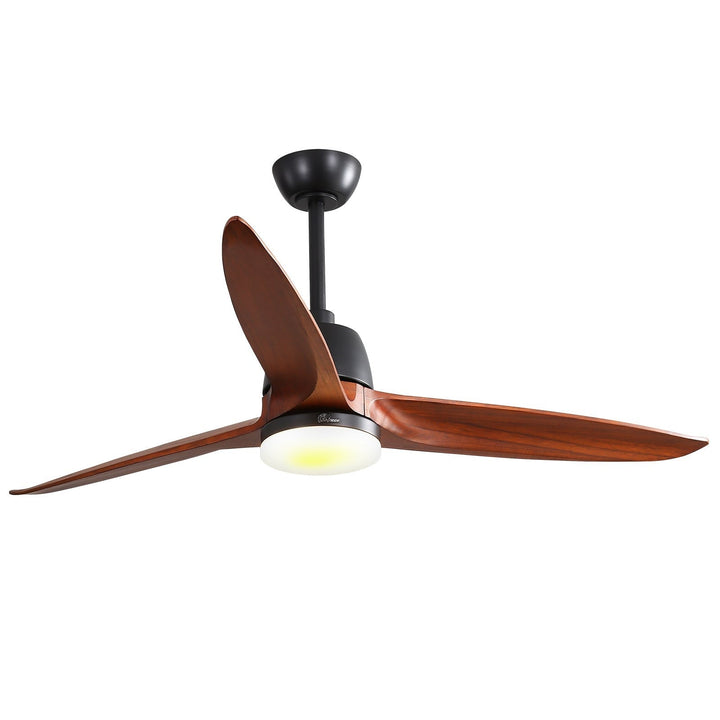 Sofucor 56'' Propeller Ceiling Fan With Light Remote Control DC Motor