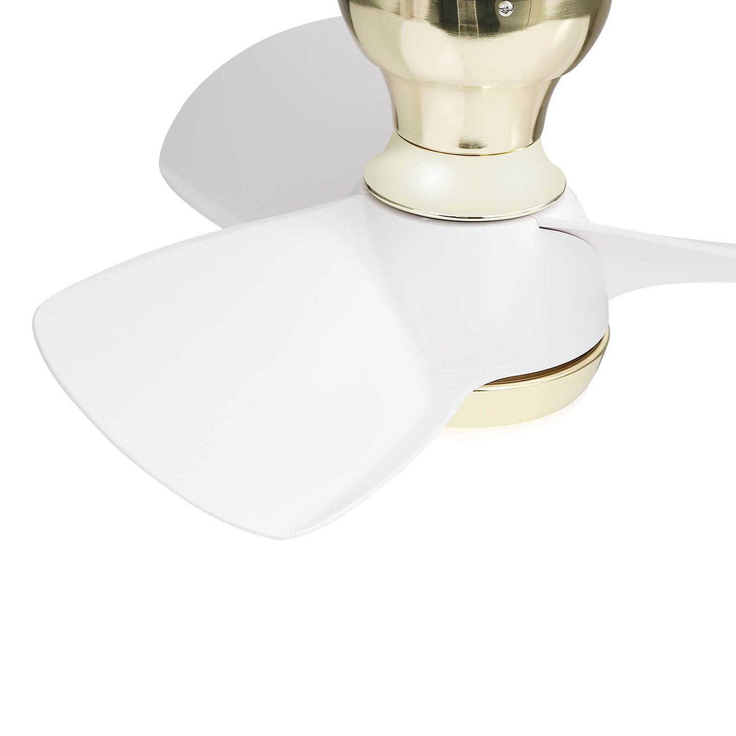 Sofucor KBS-23K001 23'' Low Profile Flushmount Ceiling Fan With Light Remote