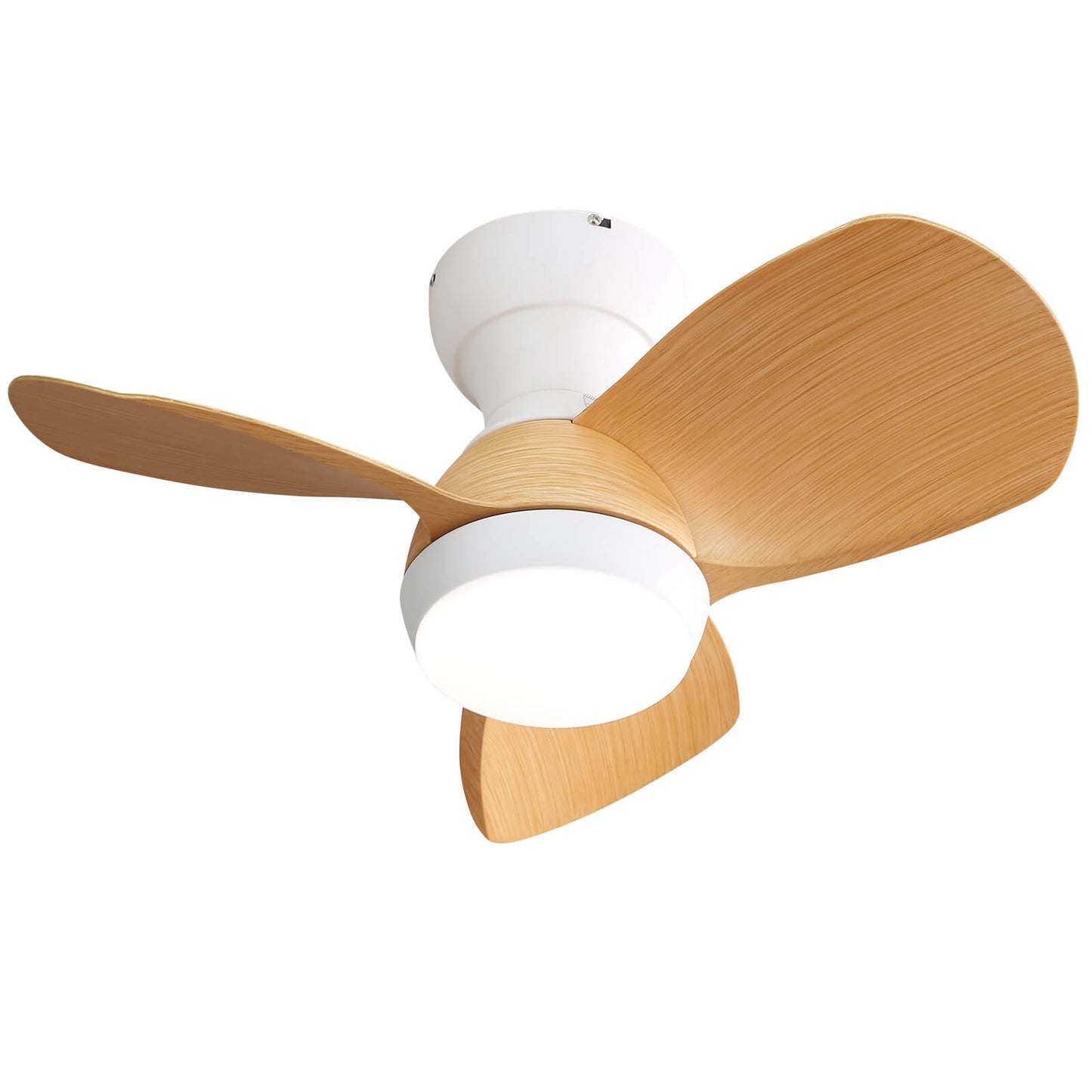 Sofucor KBS-23K001 23'' Low Profile Flushmount Ceiling Fan With Light Remote