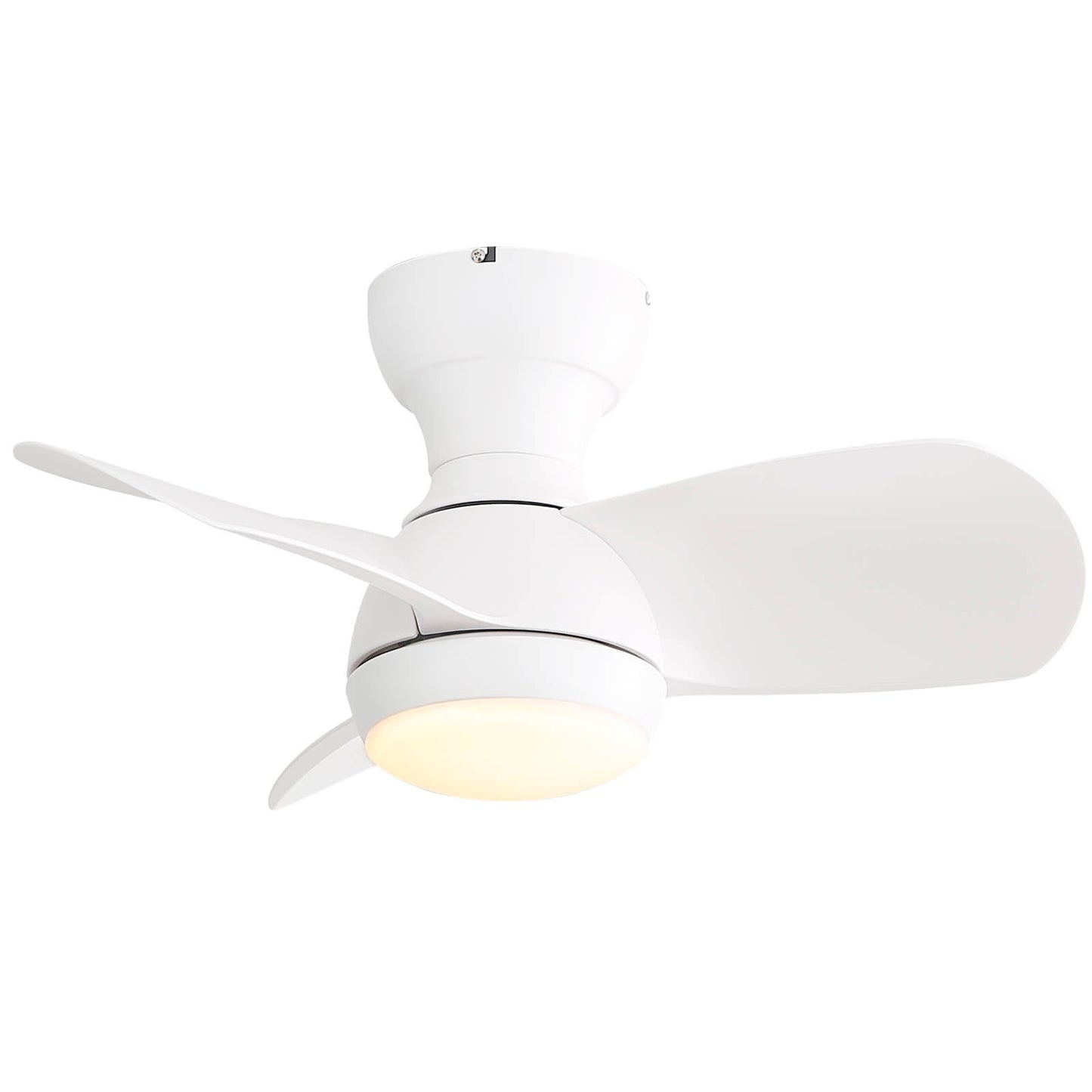 Sofucor KBS-23K001 23'' Low Profile Flushmount Ceiling Fan With Light Remote