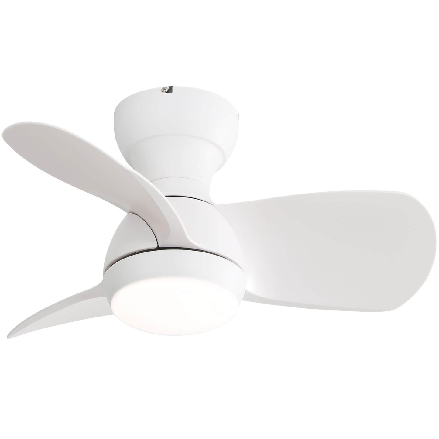 Sofucor KBS-23K001 23'' Low Profile Flushmount Ceiling Fan With Light Remote