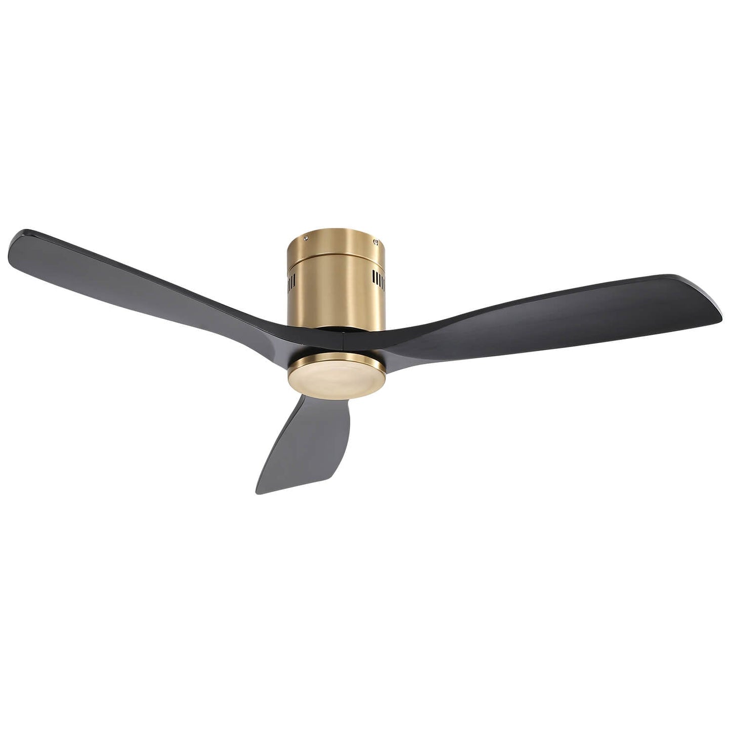 Sofucor KBS-52143 52‘’ Flush Mount Ceiling Fan No Light With Remote Control 3 Blades