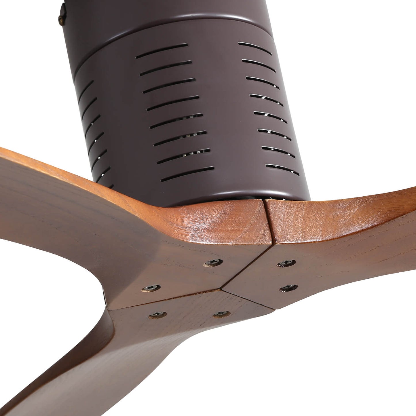 Sofucor KBS-52245-WD 52‘’ Flush Mount Ceiling Fan No Light With Remote Control