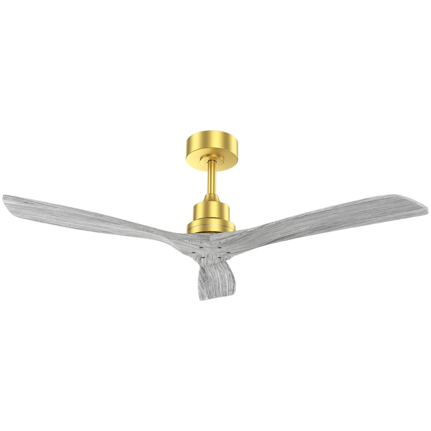 Sofucor KBS-5247-WD 3-Blades 52'' Ceiling Fan No Light With Remote Control DC Motor