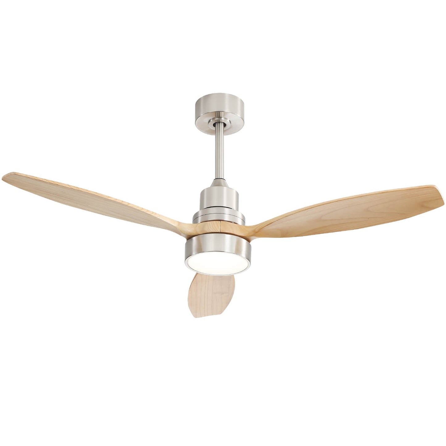 Sofucor KBS-52K076 52 Inch Ceiling Fan With Light Remote Wood Blades