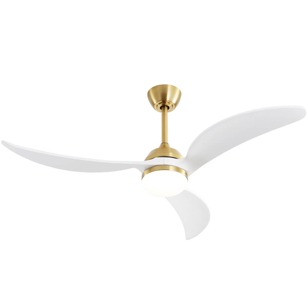 Sofucor KBS-52K033 52 Inch Wood Ceiling Fan With Light Remote Control