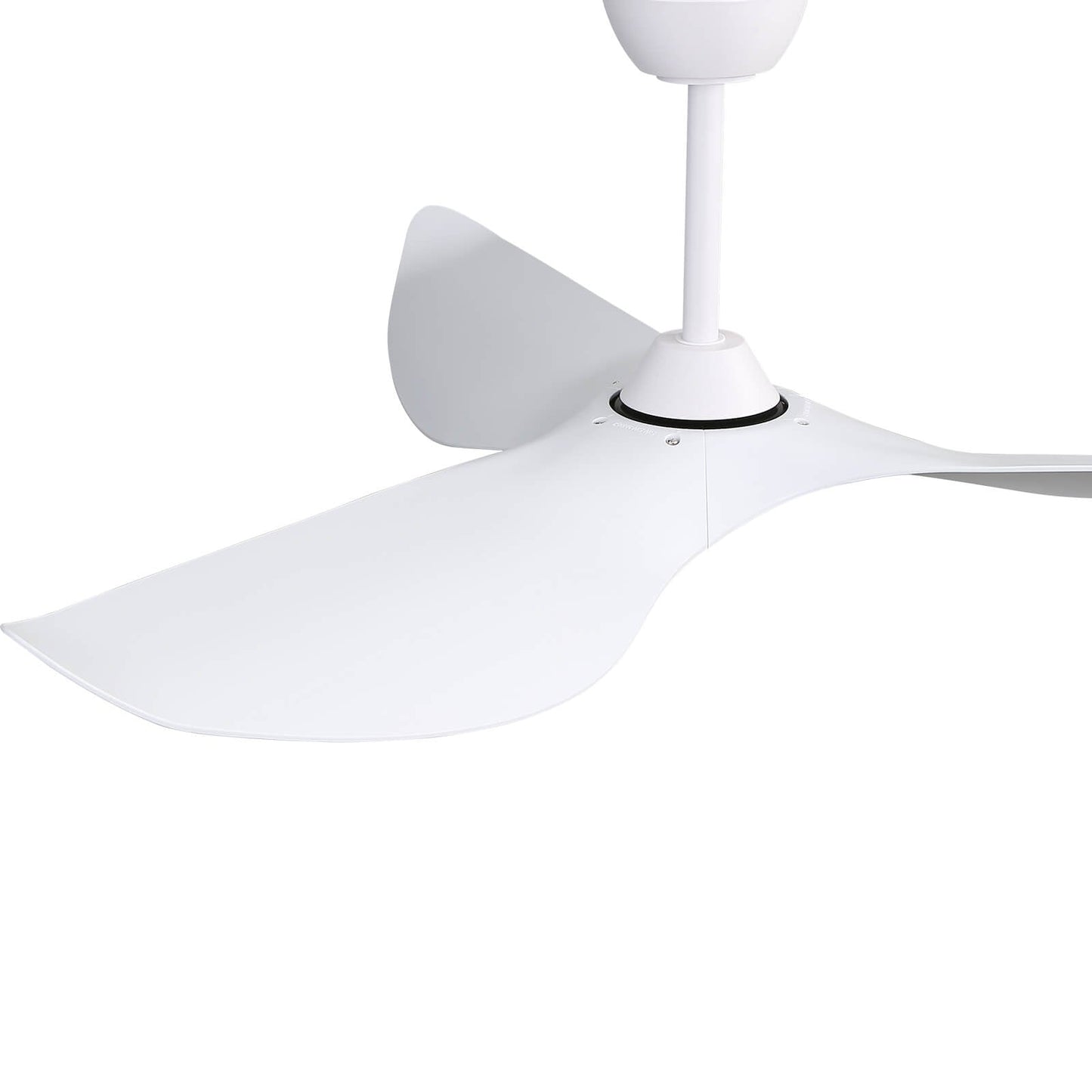 Sofucor KBS-52K037 52" Ceiling Fan No Light With Remote 3 Curved ABS Blades