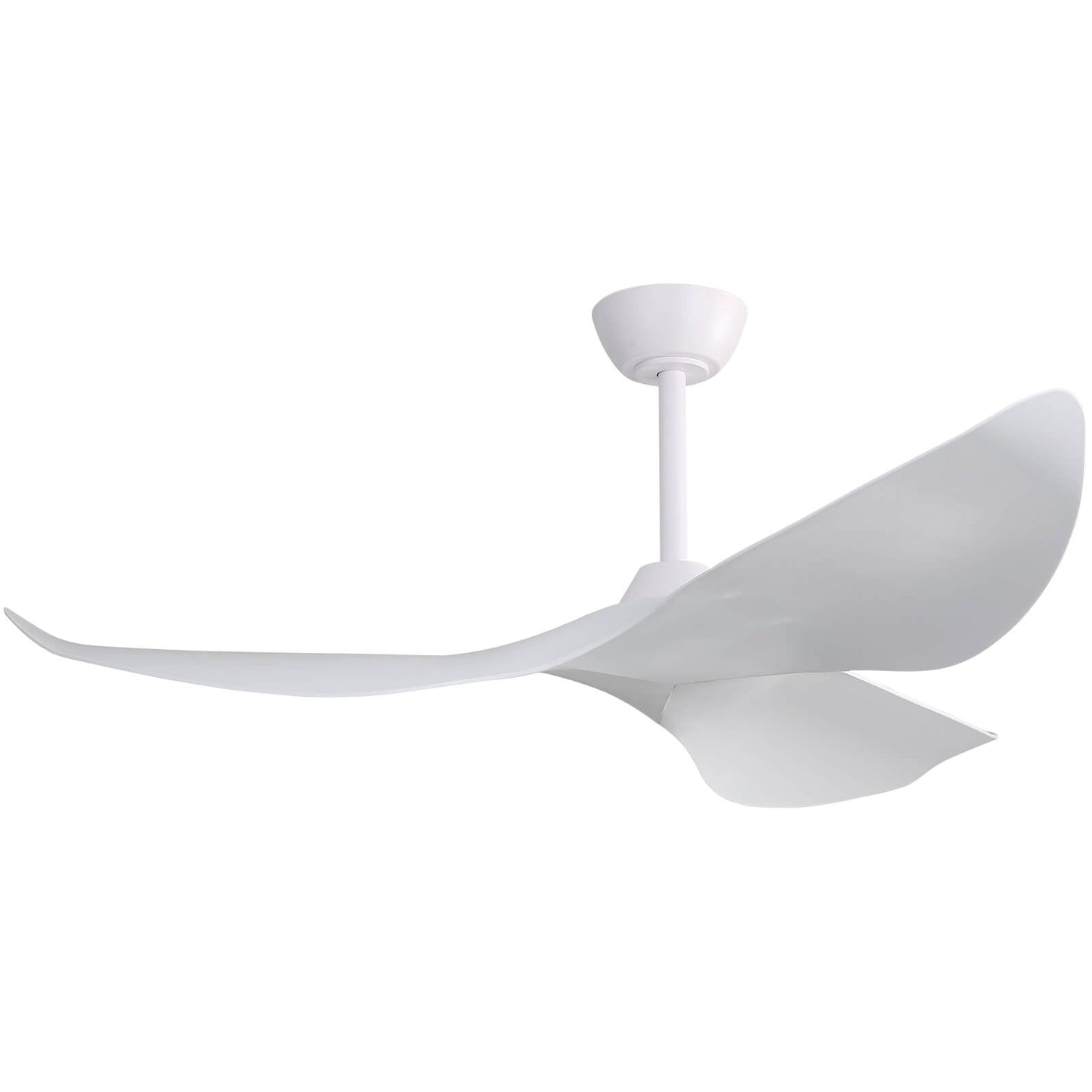 Sofucor KBS-52K037 52" Ceiling Fan No Light With Remote 3 Curved ABS Blades