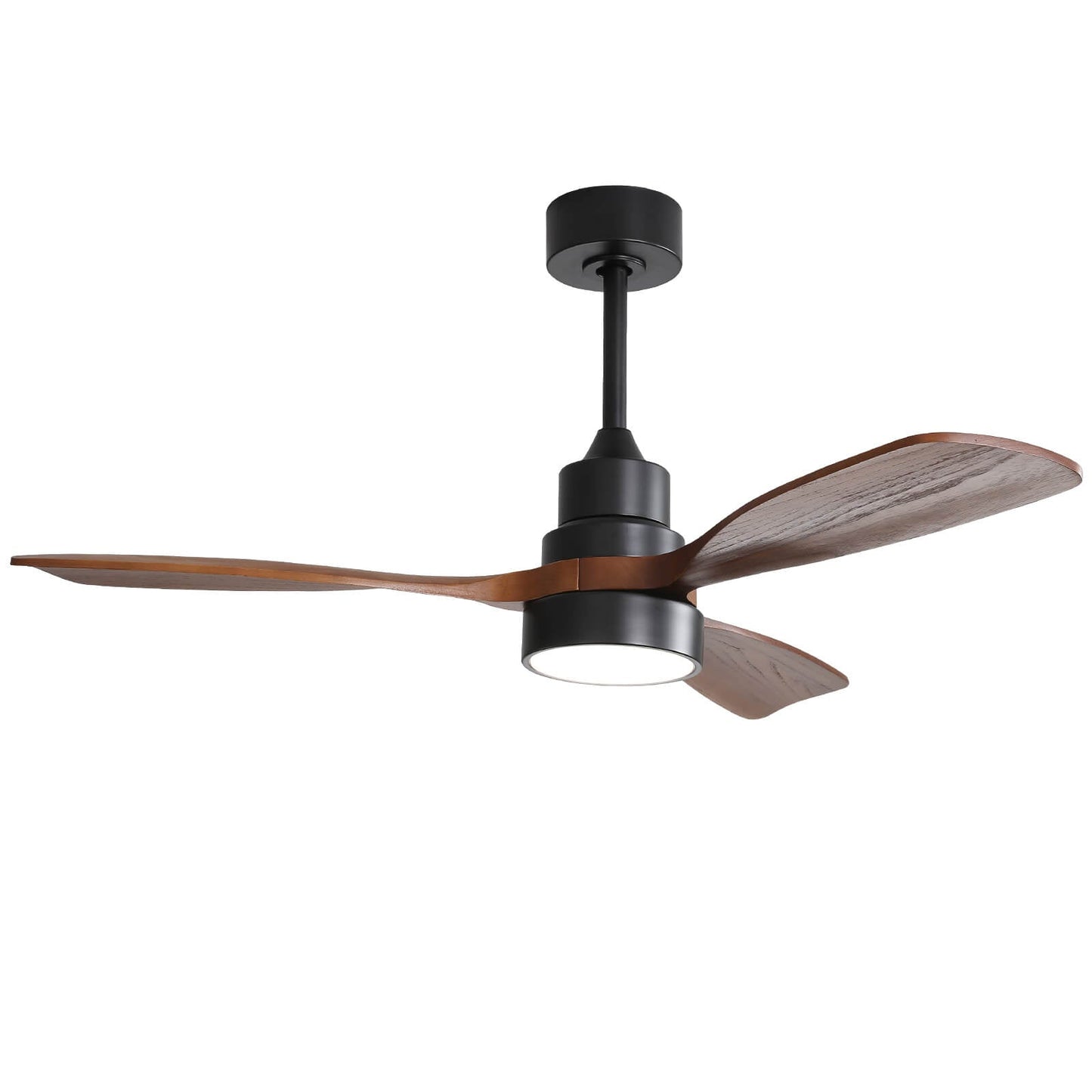 Sofucor KBS-48K006 48'' Ceiling Fan With Light Remote DC Motor 3 Wood Blades