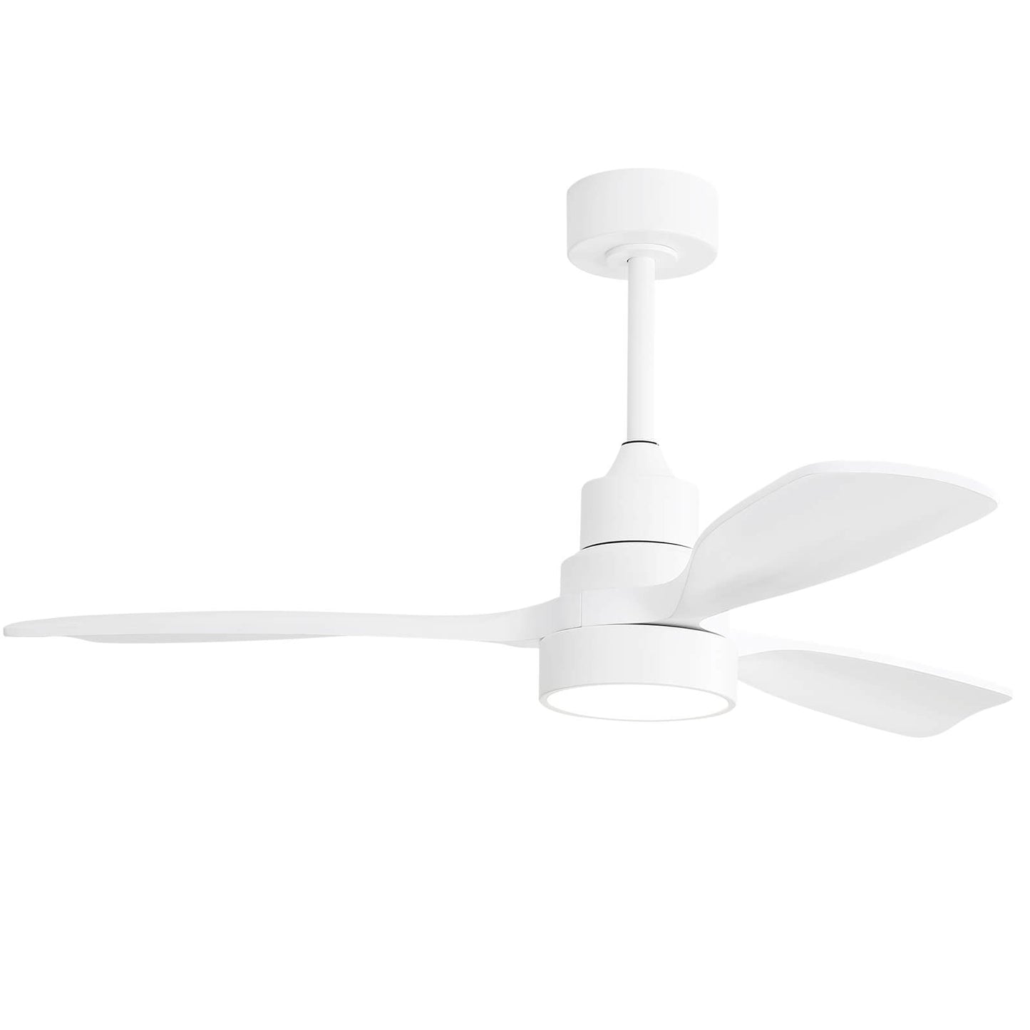 Sofucor KBS-48K006 48'' Ceiling Fan With Light Remote DC Motor 3 Wood Blades