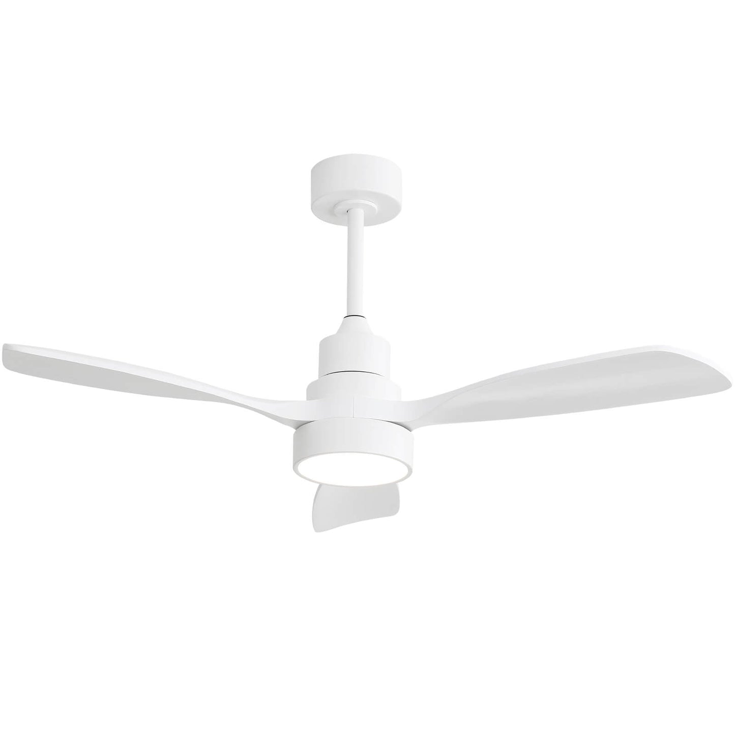 Sofucor KBS-48K006 48'' Ceiling Fan With Light Remote DC Motor 3 Wood Blades
