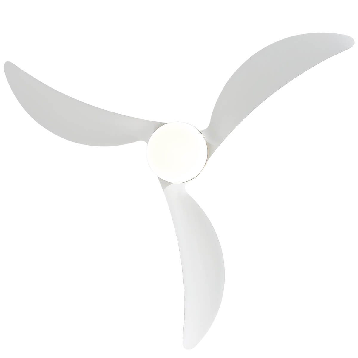 Sofucor KBS-52K034 52 Inch Low Profile Flushmount Smart Ceiling Fan With Light Remote