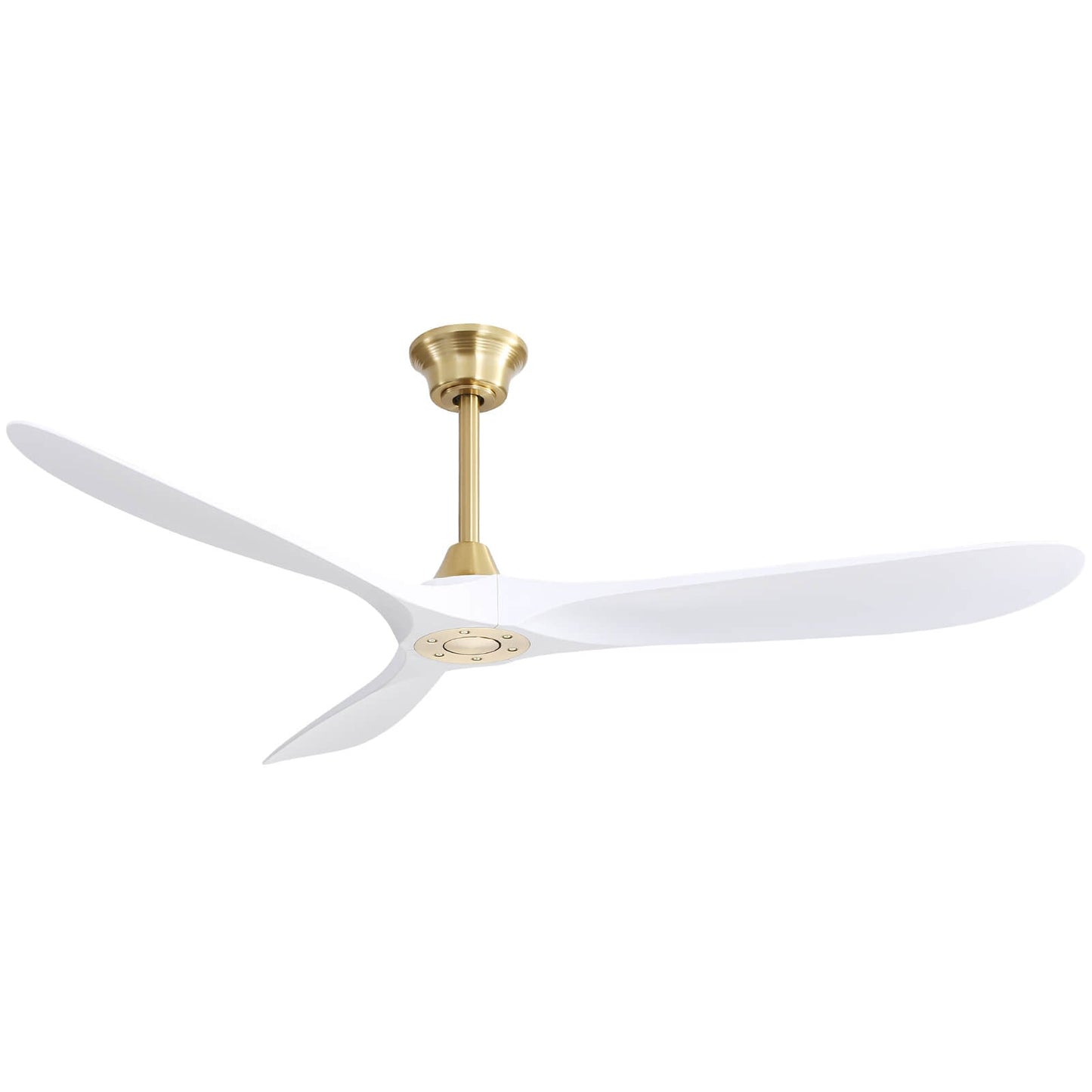Sofucor 60 Inch Ceiling Fan No Light With Remote 3 ABS Blades